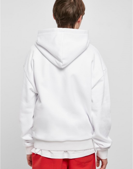 Мъжки суичър с качулка в бял цвят Urban Classics Hoody, Суичъри - Lit.bg Мъжки суичър с качулка в бял цвят Urban Classics Hoody, Суичъри - Lit.bg