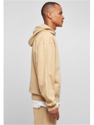Мъжки суичър с качулка в бежов цвят Urban Classics Terry Hoody