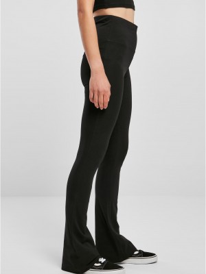 Дамски клин в черен цвят Urban Classics Stretch Jersey Leggings.