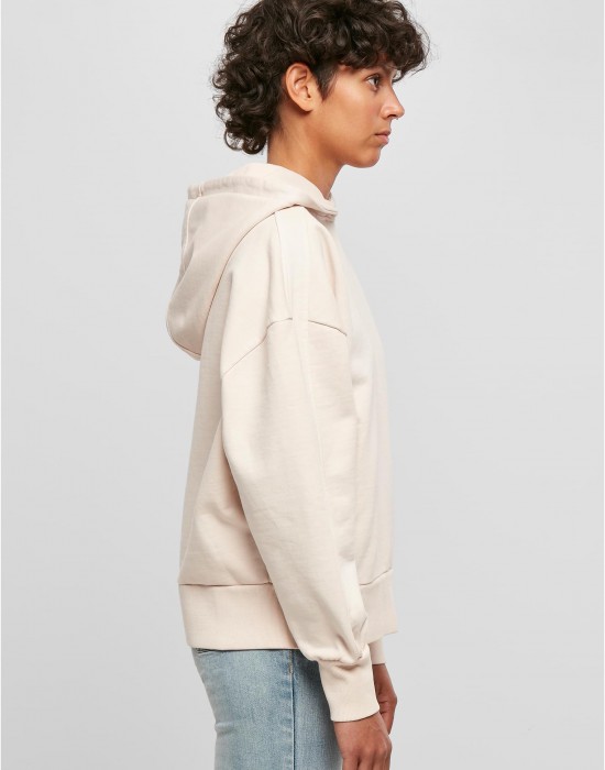 Дамски суичър с качулка в цвят пудра Urban Classics Terry Hoody, Суичъри - Lit.bg Дамски суичър с качулка в цвят пудра Urban Classics Terry Hoody, Суичъри - Lit.bg