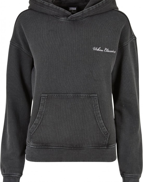 Дамски суичър с качулка в черен цвят Urban Classics Terry Hoody, Суичъри - Lit.bg Дамски суичър с качулка в черен цвят Urban Classics Terry Hoody, Суичъри - Lit.bg