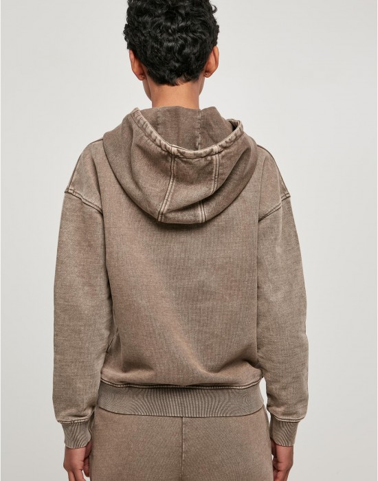 Дамски суичър с качулка в кафяв цвят Urban Classics Terry Hoody, Суичъри - Lit.bg Дамски суичър с качулка в кафяв цвят Urban Classics Terry Hoody, Суичъри - Lit.bg