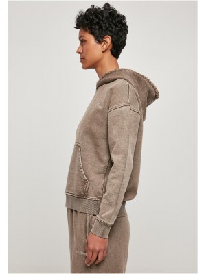Дамски суичър с качулка в кафяв цвят Urban Classics Terry Hoody
