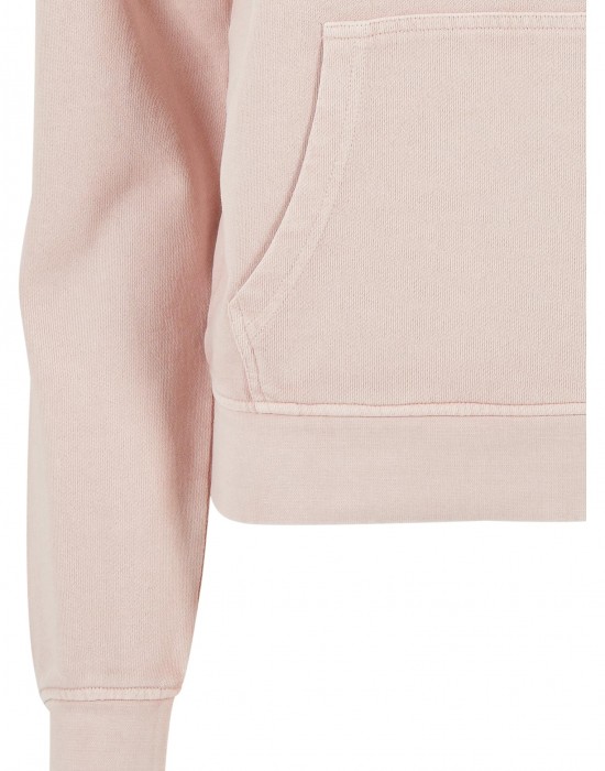 Дамски суичър с качулка в розов цвят Urban Classics Terry Hoody, Суичъри - Lit.bg