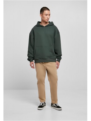 Мъжки суичър с качулка в тъмнозелен цвят Urban Classics Hoody bottlegreen