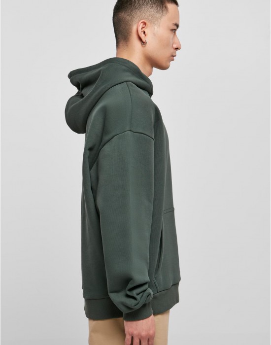Мъжки суичър с качулка в тъмнозелен цвят Urban Classics Hoody bottlegreen, Суичъри - Lit.bg Мъжки суичър с качулка в тъмнозелен цвят Urban Classics Hoody bottlegreen, Суичъри - Lit.bg