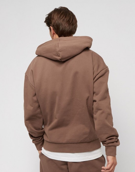 Мъжки суичър с качулка в кафяв цвят Urban Classics Hoody bark, Суичъри - Lit.bg Мъжки суичър с качулка в кафяв цвят Urban Classics Hoody bark, Суичъри - Lit.bg