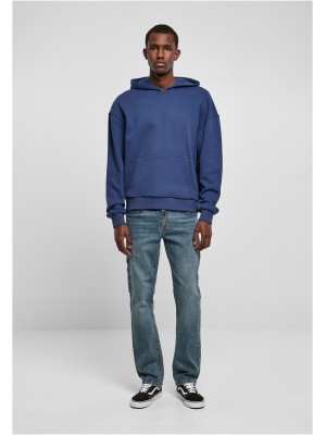 Мъжки суичър с качулка в син цвят Urban Classics Hoody spaceblue