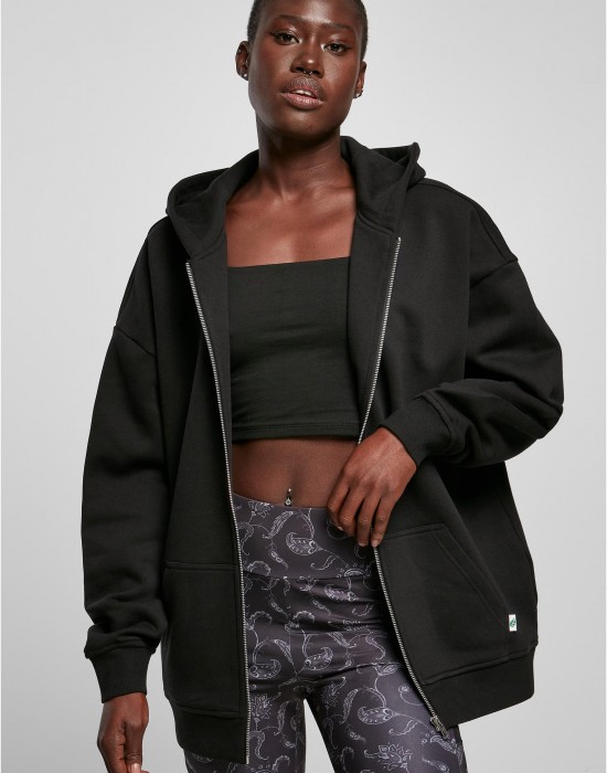 Дамски широк суичър с качулка в черен цвят Ladies Hoody, Суичъри - Lit.bg Дамски широк суичър с качулка в черен цвят Ladies Hoody, Суичъри - Lit.bg