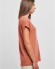 Дамска тениска в цвят корал Urban Classics Ladies Shoulder Tee, Тениски - Lit.bg Дамска тениска в цвят корал Urban Classics Ladies Shoulder Tee, Тениски - Lit.bg