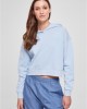 Дамски къс суичър с качулка в светлосин цвят Urban Classics Terry Hoody, Суичъри - Lit.bg Дамски къс суичър с качулка в светлосин цвят Urban Classics Terry Hoody, Суичъри - Lit.bg