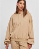 Дамски широк суичър с качулка в бежов цвят Ladies Terry Hoody, Суичъри - Lit.bg