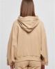 Дамски широк суичър с качулка в бежов цвят Ladies Terry Hoody, Суичъри - Lit.bg