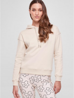 Дамски суичър в цвят екрю Urban Classics Ladies Hoody