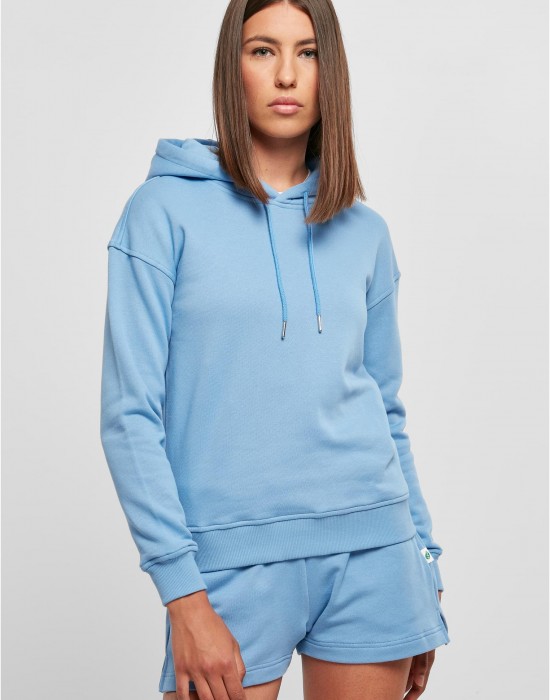 Дамски суичър с качулка в светлосин цвят Urban Classics Ladies Organic Hoody, Суичъри - Lit.bg Дамски суичър с качулка в светлосин цвят Urban Classics Ladies Organic Hoody, Суичъри - Lit.bg