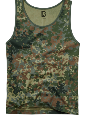 Мъжки потник в зелен камуфлаж Brandit flecktarn