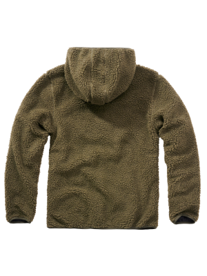 Мъжко пухкаво яке в цвят маслина Brandit Worker Pullover