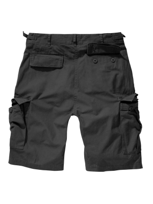 Мъжки къси панталони в черно Brandit BDU Ripstop 