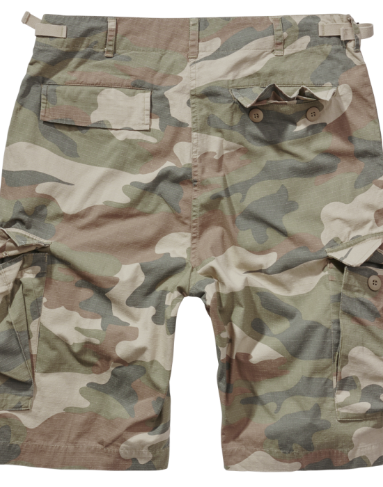 Мъжки къси панталони в камуфлаж Brandit BDU Ripstop light woodland, Панталони - Lit.bg Мъжки къси панталони в камуфлаж Brandit BDU Ripstop light woodland, Панталони - Lit.bg