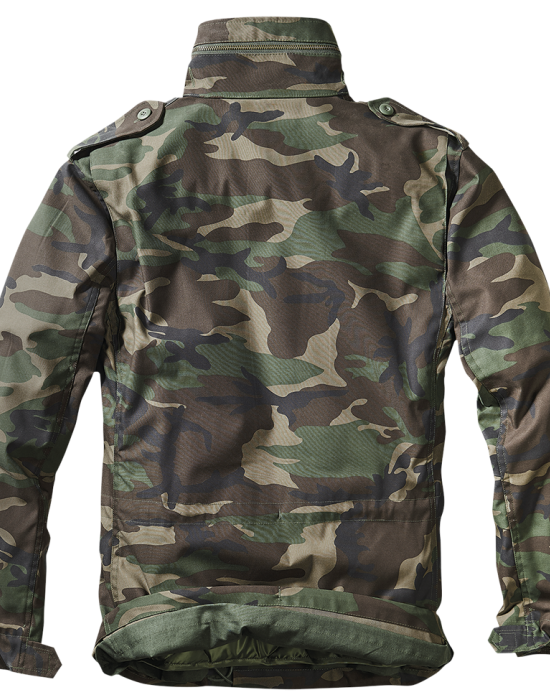 Мъжко премиум яке в камуфлаж Brandit M65 woodland, Якета - Lit.bg Мъжко премиум яке в камуфлаж Brandit M65 woodland, Зимни якета - Lit.bg