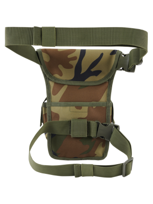 Тактическа чанта за бедро в камуфлаж Brandit Side Kick woodland