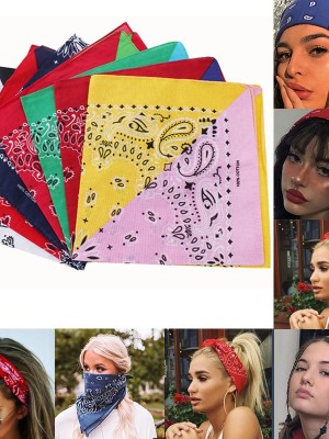 Кърпа за глава бандана HoodStyle Bandana NEW в червено