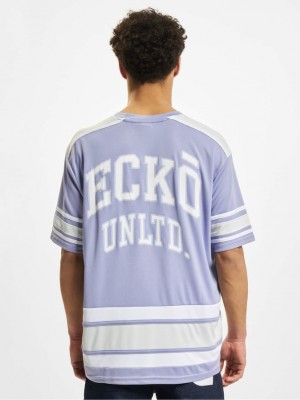 Мъжка спортна светлосиня тениска Eckо Unltd