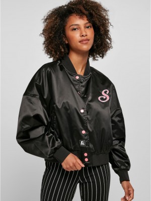 Дамско късо колежанско яке в черно Starter