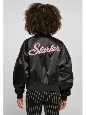 Дамско късо колежанско яке в черно Starter