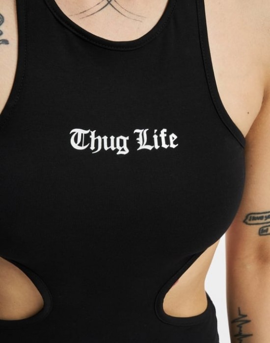 Дамска спортна рокля в черен цвят Thug Life Dress Дамска спортна рокля в черен цвят Thug Life Dress
