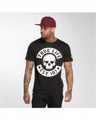 Мъжка тениска в черен цвят Thug Life BSkull