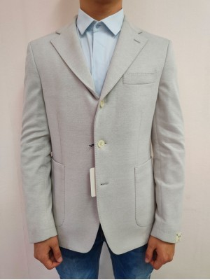 Елегантно мъжко сако в бежов цвят Van Gils