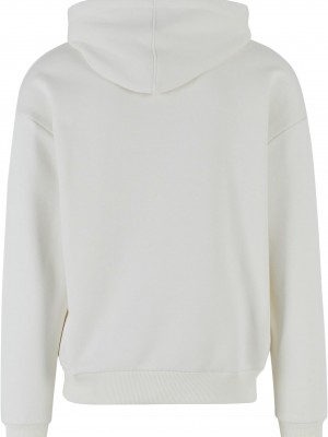 Широк суичър в бяло UNISEX DEF Hoodie Definitely Embroidery