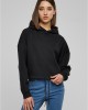 Дамски суичър в черен цвят Urban Classics Ladies Cropped Дамски суичър в черен цвят Urban Classics Ladies Cropped