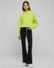 Дамски суичър в зелен цвят Urban Classics Ladies Cropped Дамски суичър в зелен цвят Urban Classics Ladies Cropped