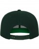  Шапка с козирка в тъмнозелено Classic Snapback 