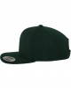  Шапка с козирка в тъмнозелено Classic Snapback 