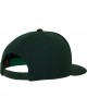  Шапка с козирка в тъмнозелено Classic Snapback 