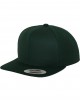  Шапка с козирка в тъмнозелено Classic Snapback 