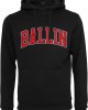  Мъжки суичър в черно Mister Tee Ballin 23 Hoody 