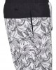  Мъжки къси панталони в черно и бяло Urban Classics Low Block Pattern Swim Shorts 