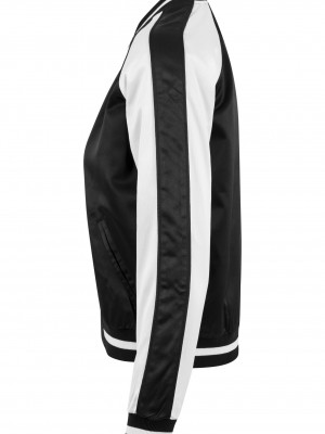  Дамско яке в черно и бяло от Urban Classics Ladies 3-Tone Souvenir 