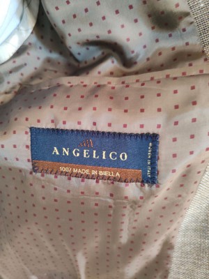  Мъжко сако в кафяв цвят Angelico
