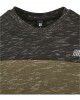 Мъжка тениска в мраморно масленозелен цвят Southpole Color Block Tech Tee marled olive 