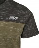 Мъжка тениска в мраморно масленозелен цвят Southpole Color Block Tech Tee marled olive 