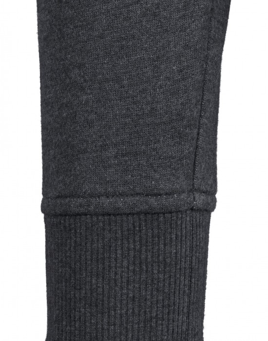 Мъжки изчистен суичър с цип Urban Classics charcoal Мъжки изчистен суичър с цип Urban Classics charcoal