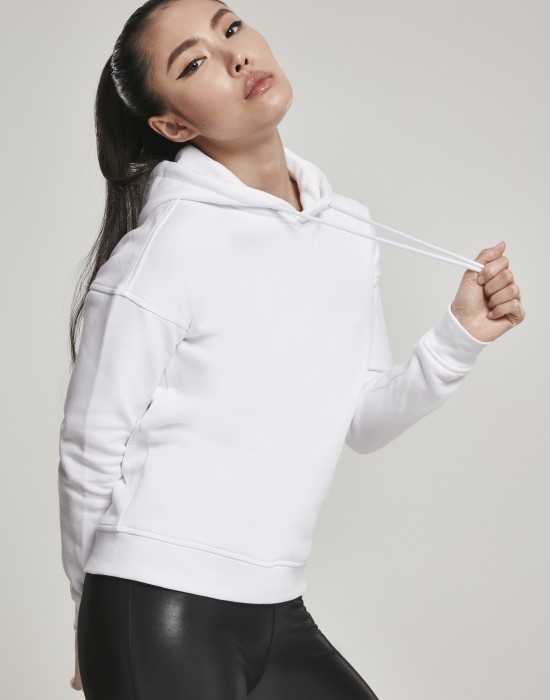 Дамски суичър в бяло Urban Classics Ladies Organic Hoody