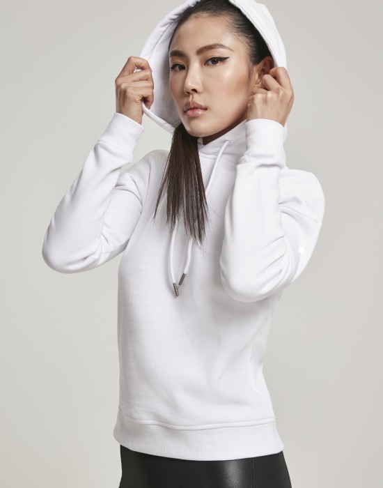 Дамски суичър в бяло Urban Classics Ladies Organic Hoody