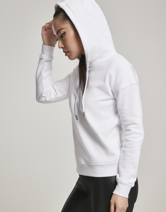 Дамски суичър в бяло Urban Classics Ladies Organic Hoody