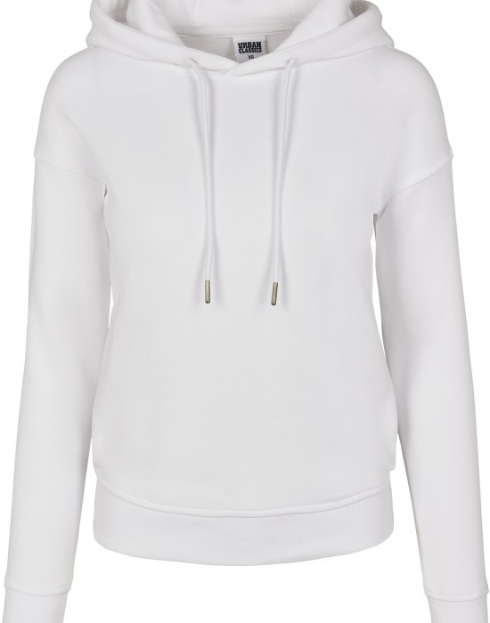 Дамски суичър в бяло Urban Classics Ladies Organic Hoody